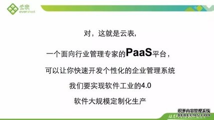 云表開創軟件的工業4.0新時代,人人都是開發者